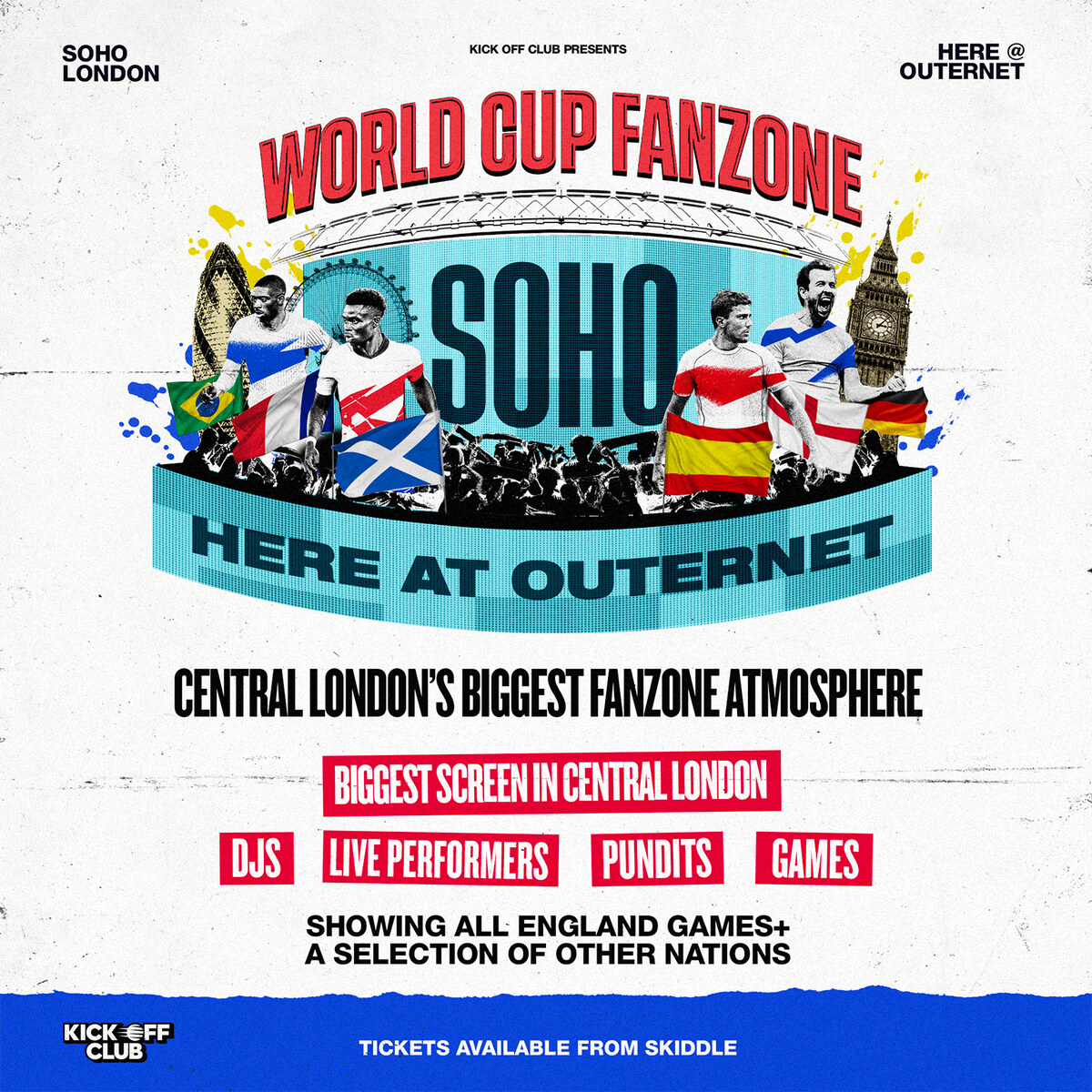 World Cup 2026 · Soho · HERE at Outernet artwork